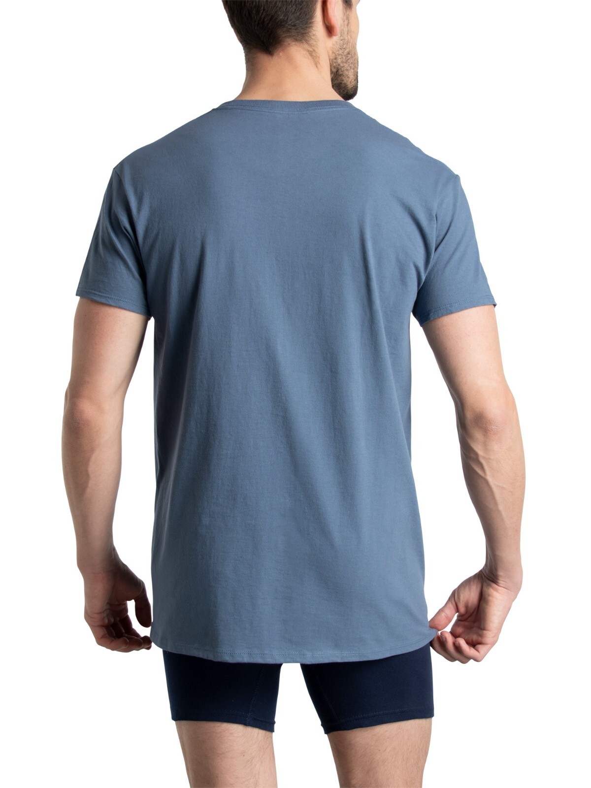 6 Pack Fruit of the Loom Men's Crew T-Shirt Undershirts Super Value Cotton S-3XL gallery