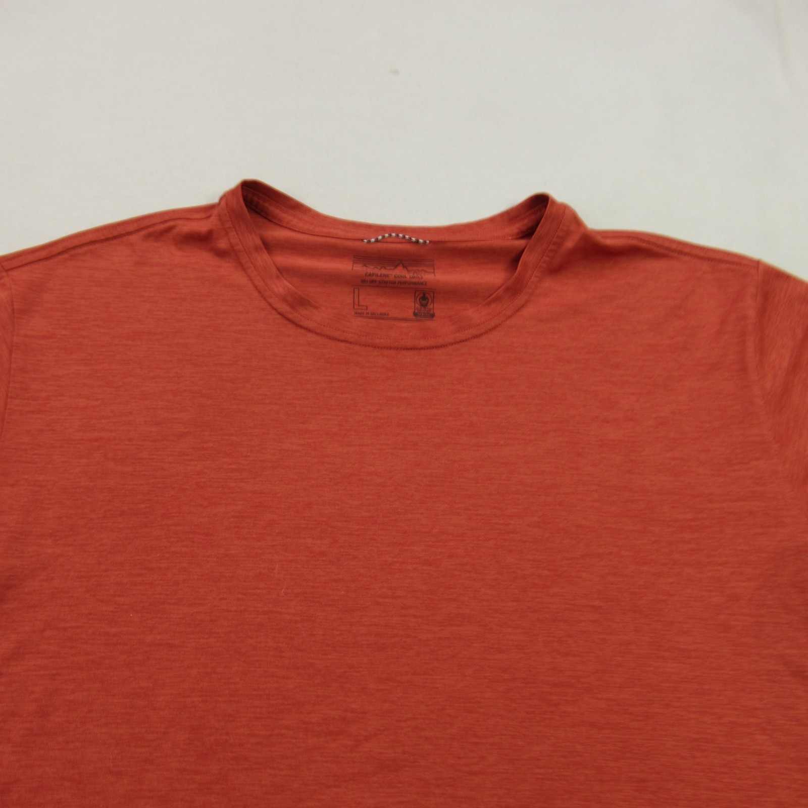 Patagonia Shirt Mens Large Red Short Sleeve Crew Neck Casual Outdoors gallery