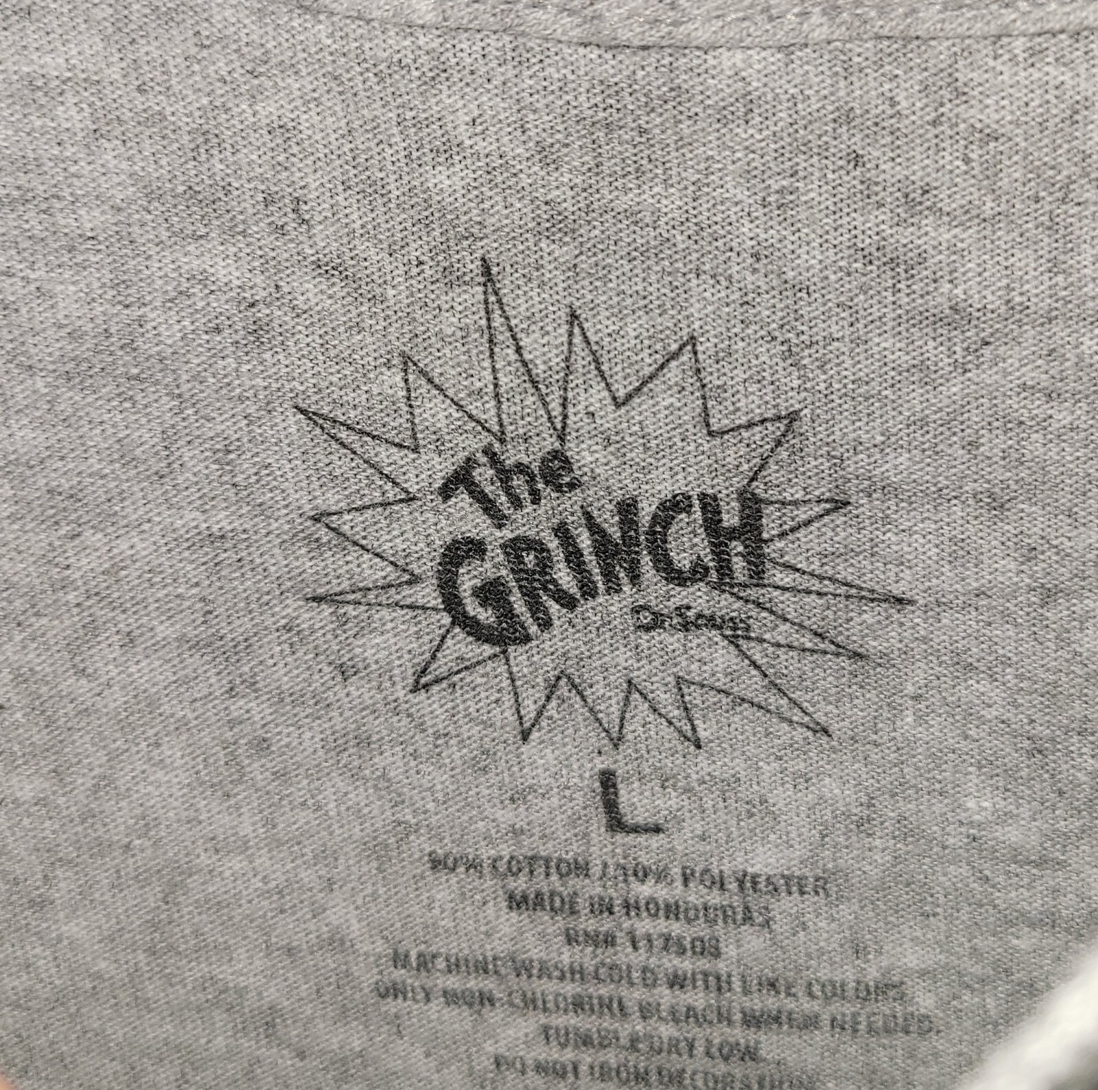 The GRINCH Merry Grinchmas Christmas XMas Shirt Size L Bah Humbug Dr. Seuss gallery