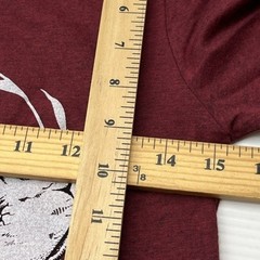 Bella Canvas Natural State Bird Graphic Tee XS Burgundy Excellent Nature Shirt