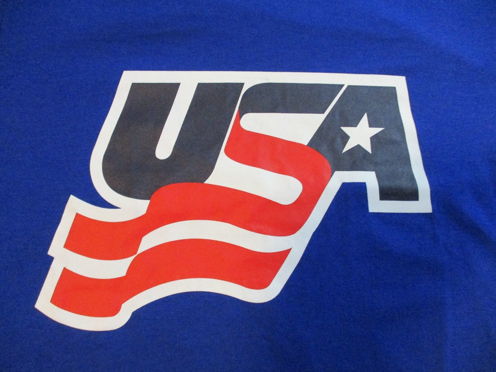 Nike Team USA Shirt Mens Small Blue White Red Olympic Long Sleeve Dri Fit 0646 gallery