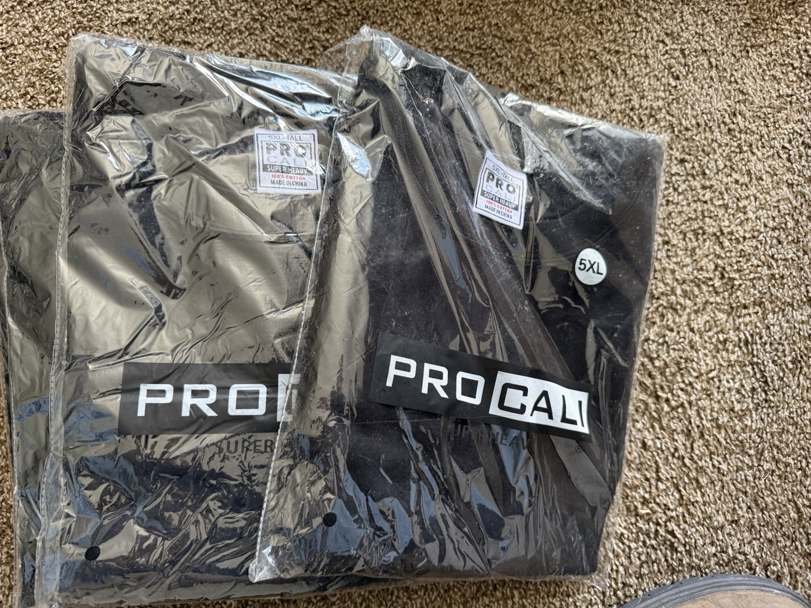 Pro Cali 5xl Super Heavy Duty T-Shirt Pack Of 5 gallery