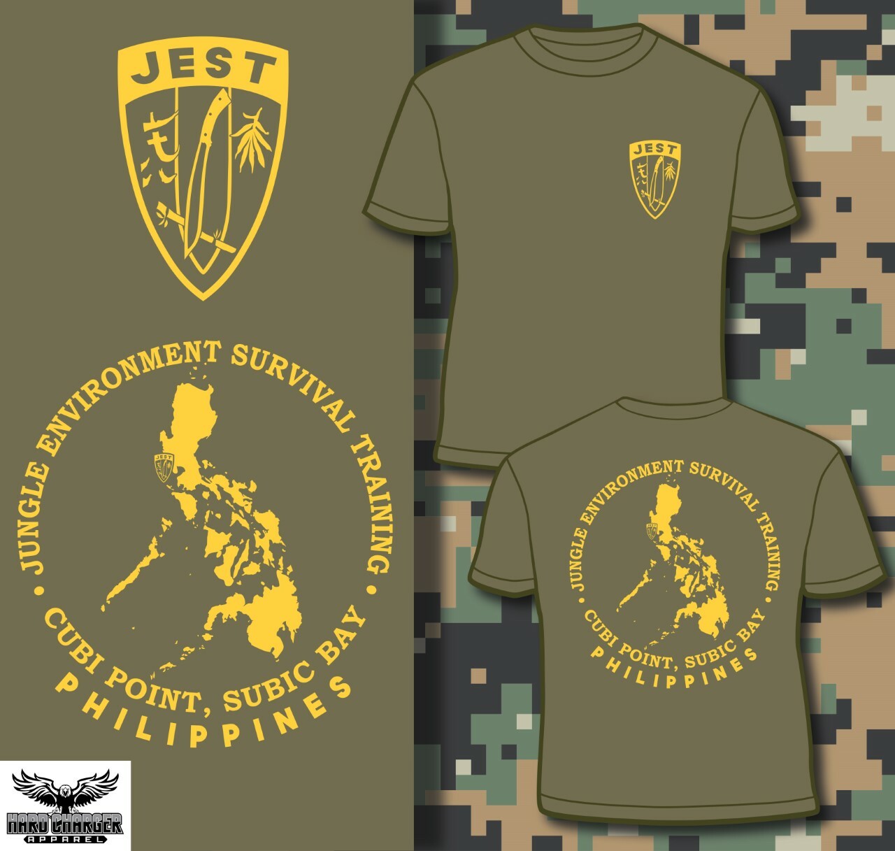 JEST School Jungle Environment Survival Training Subic Bay Philippines T-shirt gallery