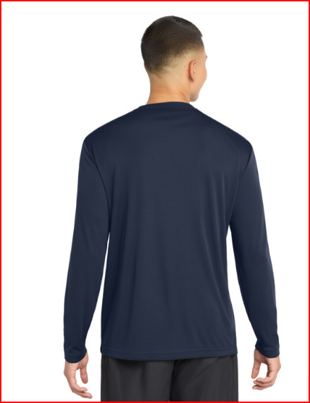 New Sport-Tek® Long Sleeve PosiCharge® Competitor™ Tee Navy Blue XL gallery
