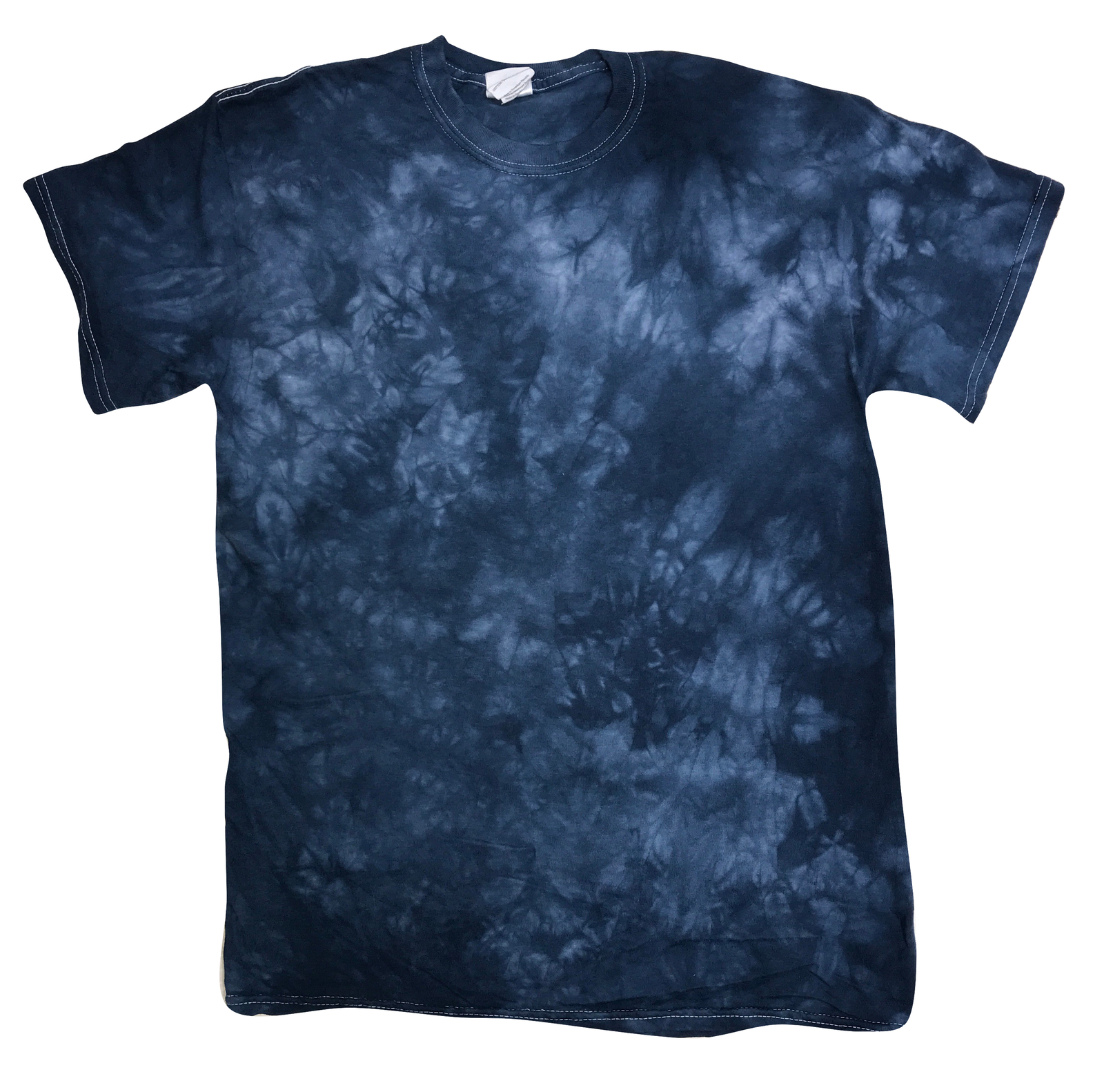 Crystal Wash Tie Dye Shirt Colorful Navy T-Shirt gallery