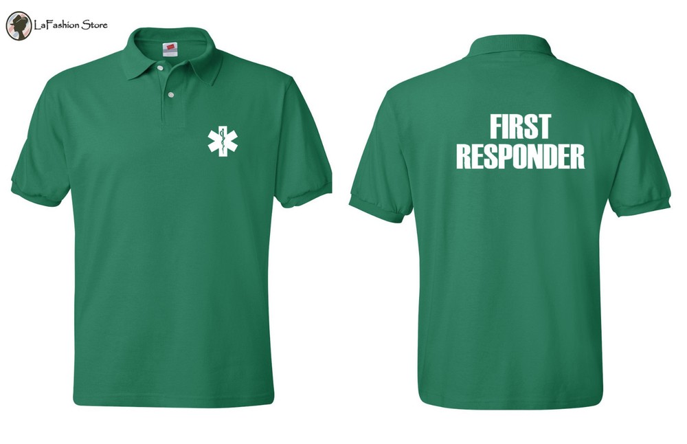 First Responder Tees Emergency Medical Services tee Polo Shirt S-5XL