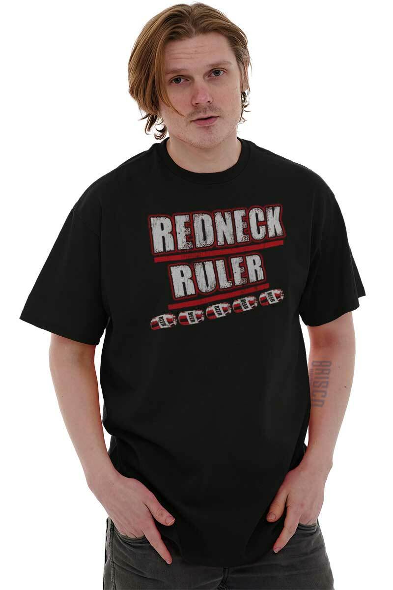 Redneck Funny Drinking Beer Drunk Joke Gift Mens Casual Crewneck T Shirts Tees gallery