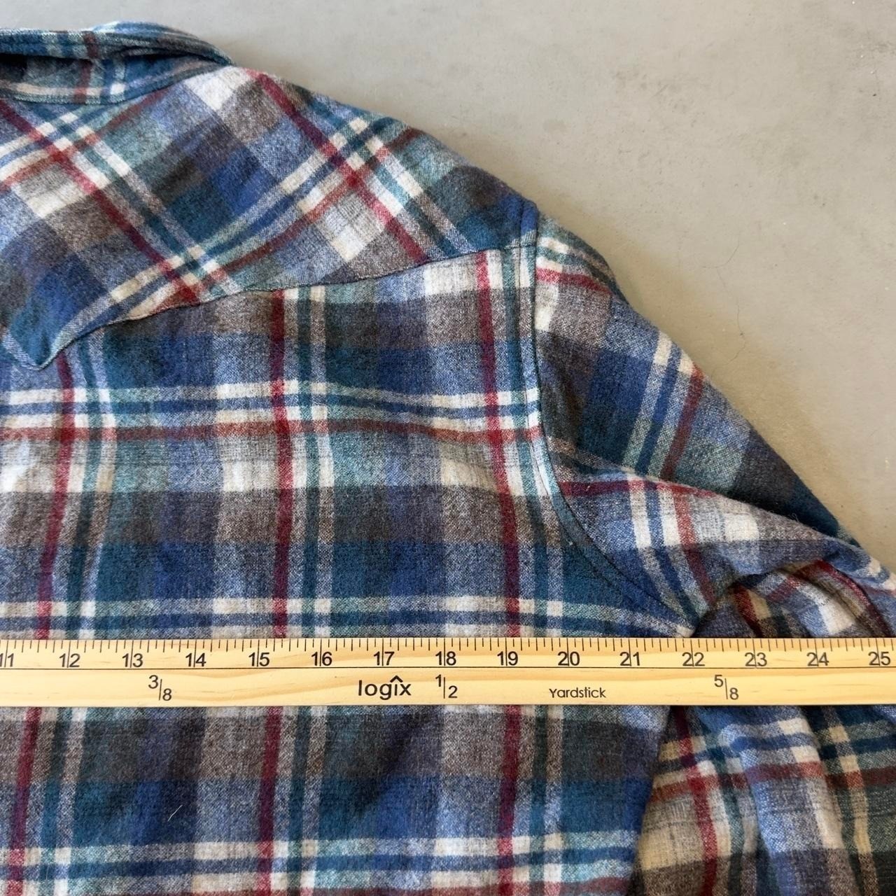 Vintage Pendleton Western Wear Virgin Wool Shirt Pearl Snap Cowboy Cut gallery