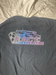 90s/Early 2000’s GILDIAN Activewear Ultra Cotton Black “Race Engineering” XL
