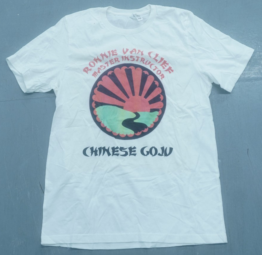 RONNIE VAN CLIEF CHINESE GOJU KUNG FU DRAGON LOGO GRAPHIC T-SHIRT SIZE LARGE gallery