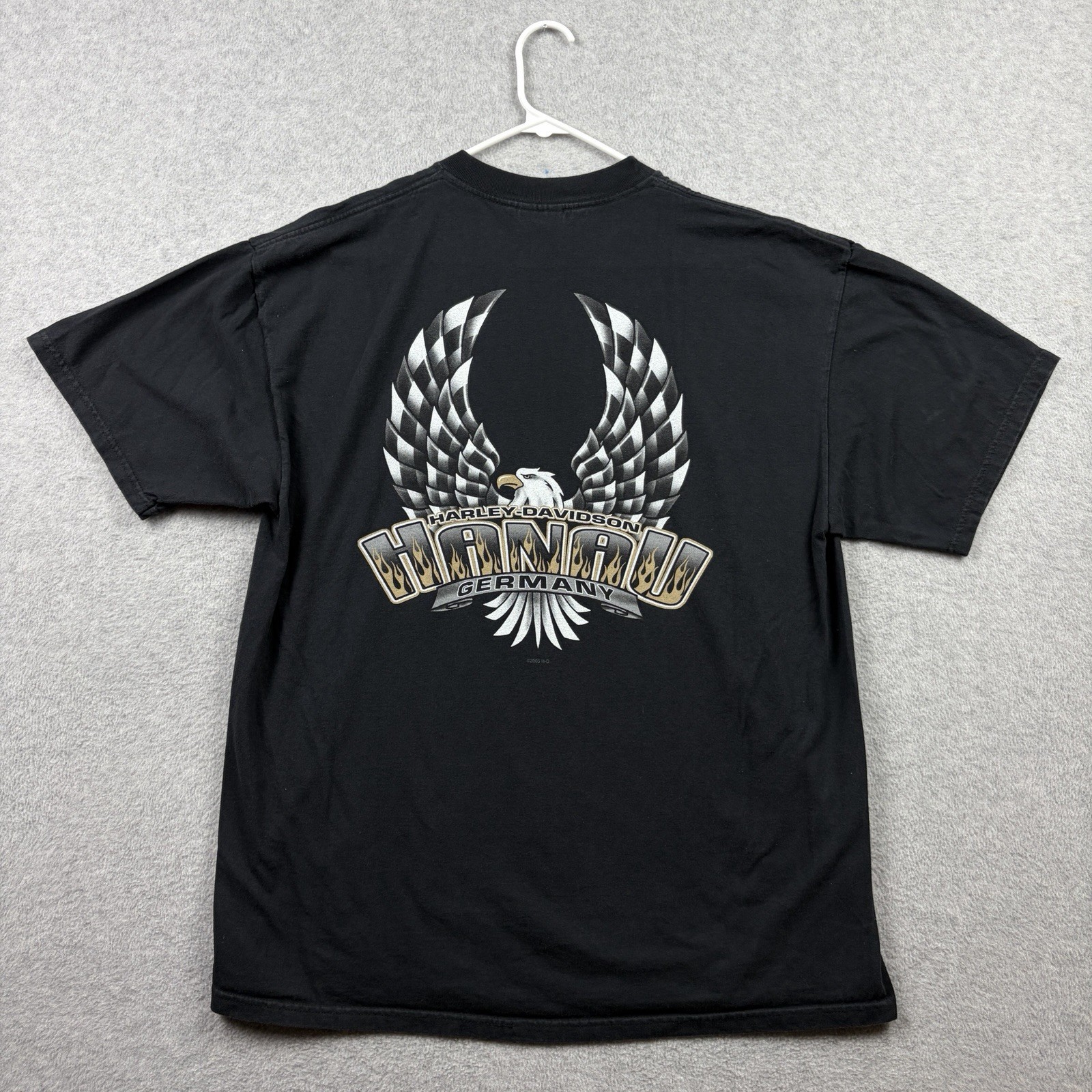 Vintage Harley Davidson T Shirt Mens XL Graphic Biker Tee Y2K Germany USA Made gallery