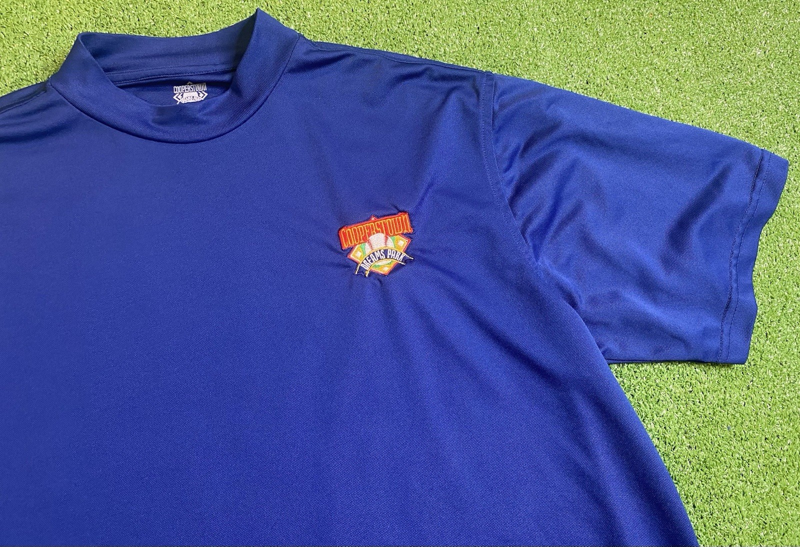 Cooperstown Dreams Park T Shirt Mens XL Blue Polyester Baseball Little League gallery
