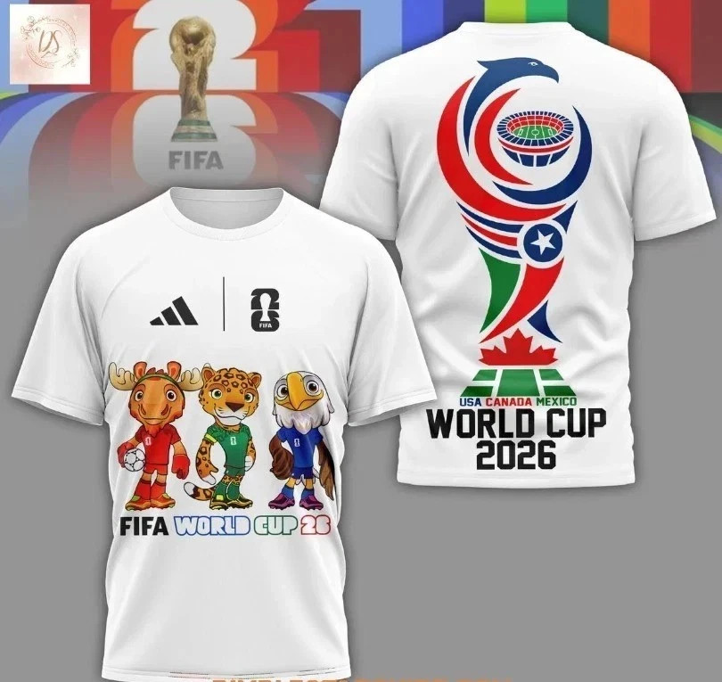 World Cup 2026 Printed T-Shirt, Soccer Fan Gift gallery