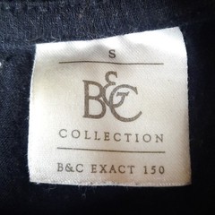 B&C Collection This Is Sparta Graphic Short Sleeve Tee Black Small