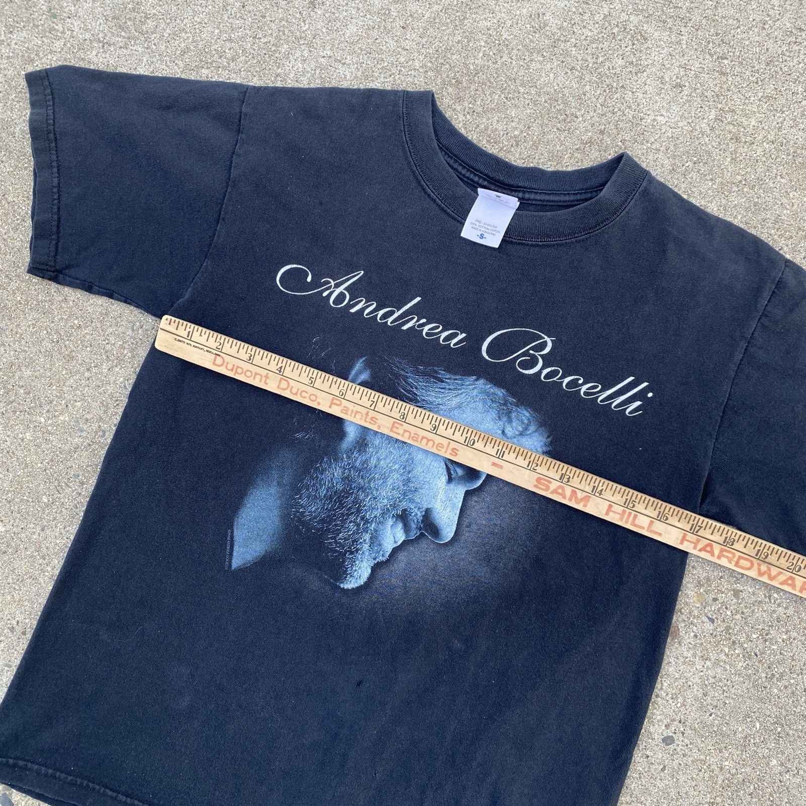 Vintage Andrea Bocelli Tee Shirt Black Small Anvil gallery