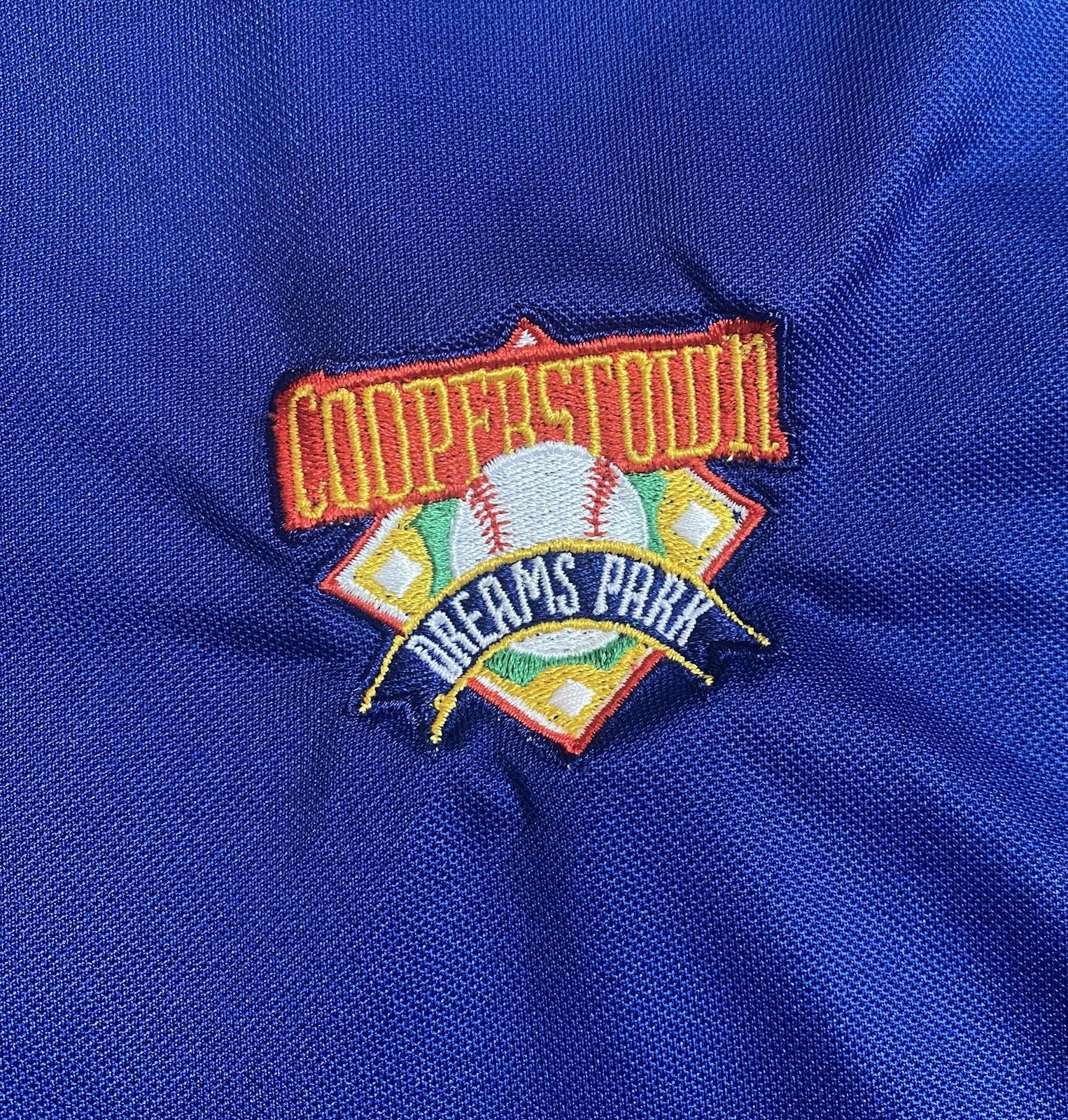 Cooperstown Dreams Park T Shirt Mens XL Blue Polyester Baseball Little League gallery