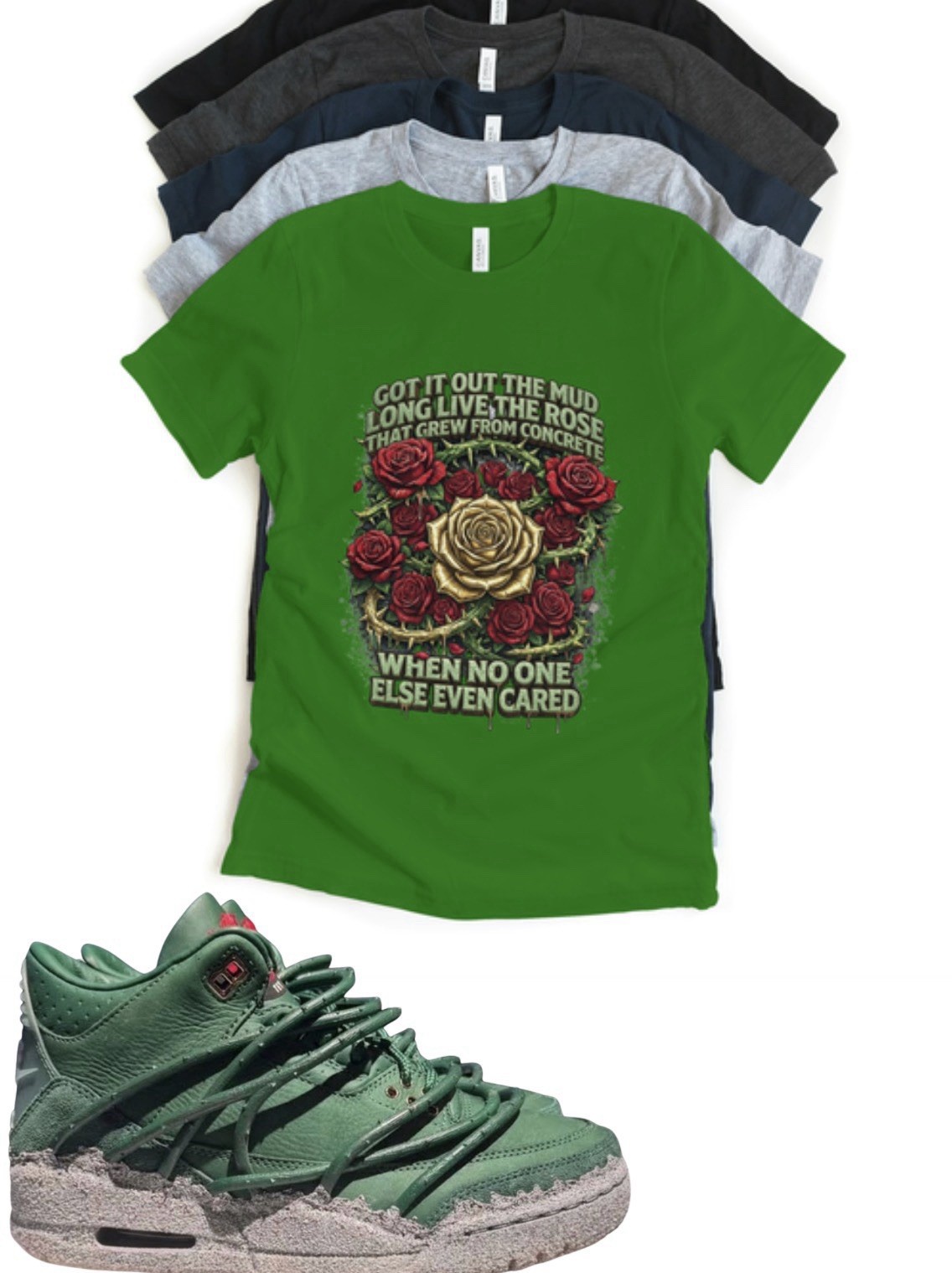 Shirt to match Jordan 3 Teyana Taylor x Jordan 3 SP “Concrete Rose” Matching Tee gallery