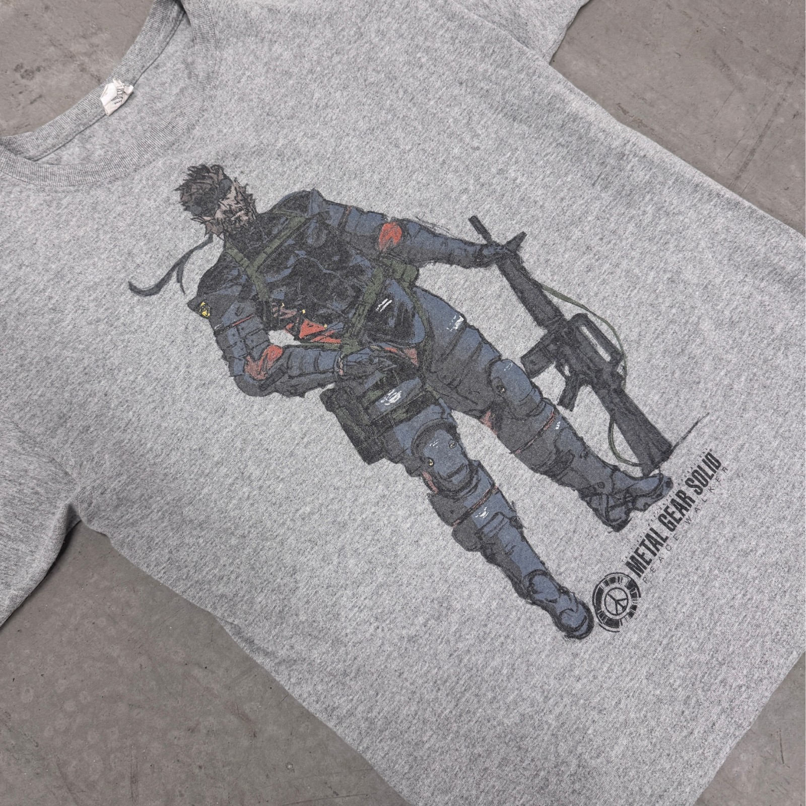 Metal Gear Solid Vintage Shirt Medium Peacewalker Promo Y2K Konami Video Game gallery