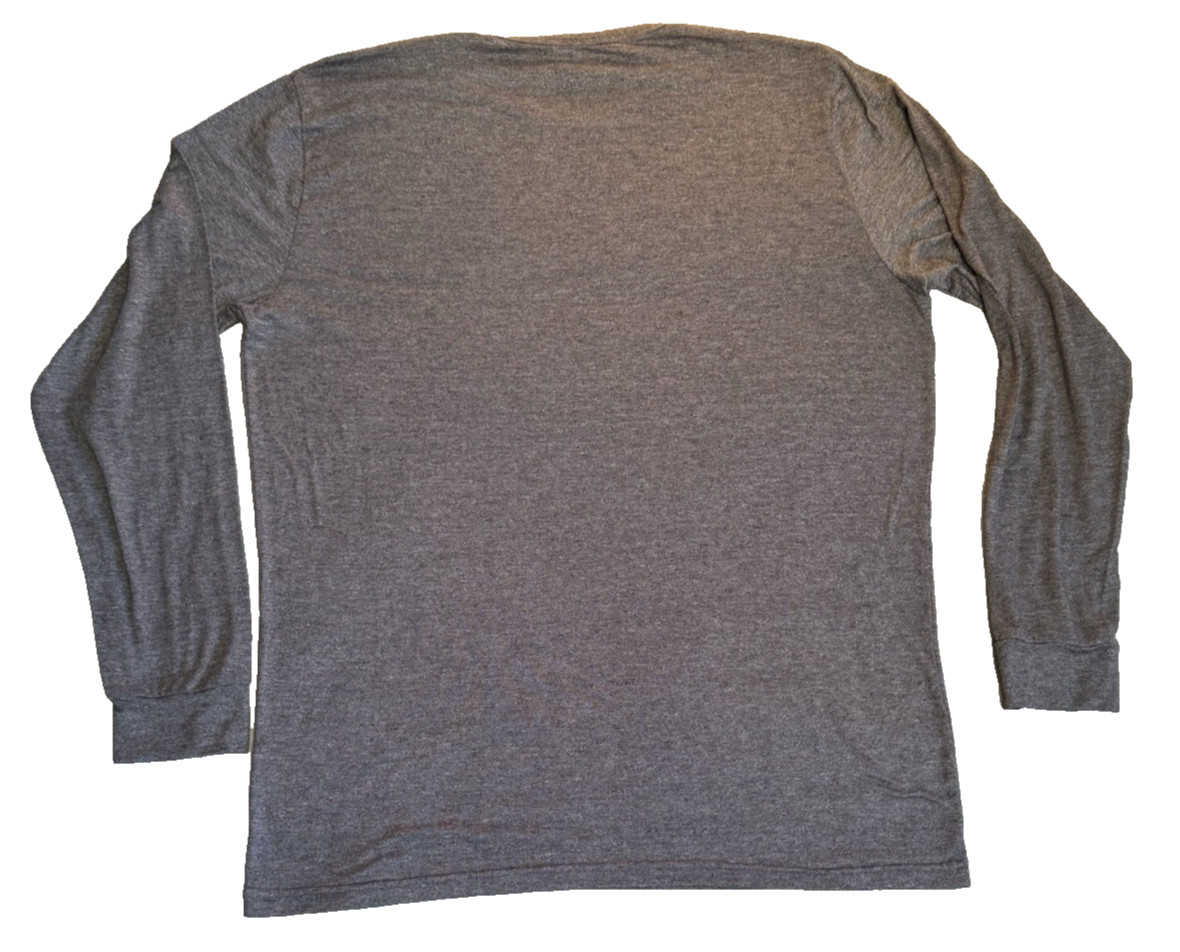 32 Degrees Heat Men L Shirt Gray Long Sleeve Crew Neck Stretch Thermal Base Tee gallery