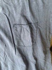 Blue Chad Pocket Tee Velvet By Graham & Spencer (M)