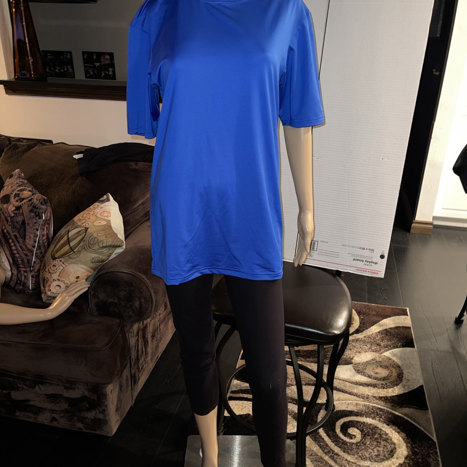 A4 Mens Dri-Fit Workout Running Cooling Performance Crew Jogging T-Shirt - N3142 gallery