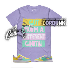 Dunk Easter Air Force 1 Emerald Yellow Hydrangeas Pink Foam Shirt Match CUT