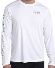 Salt Tech Saltwater microfiber fishing long sleeve life Logo t shirt 50+ uv