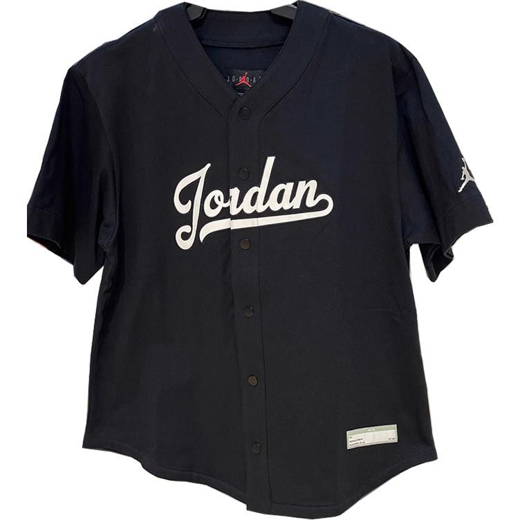 Jordan V-Neck Letter Single-Breasted Short Sleeve T-Shirt