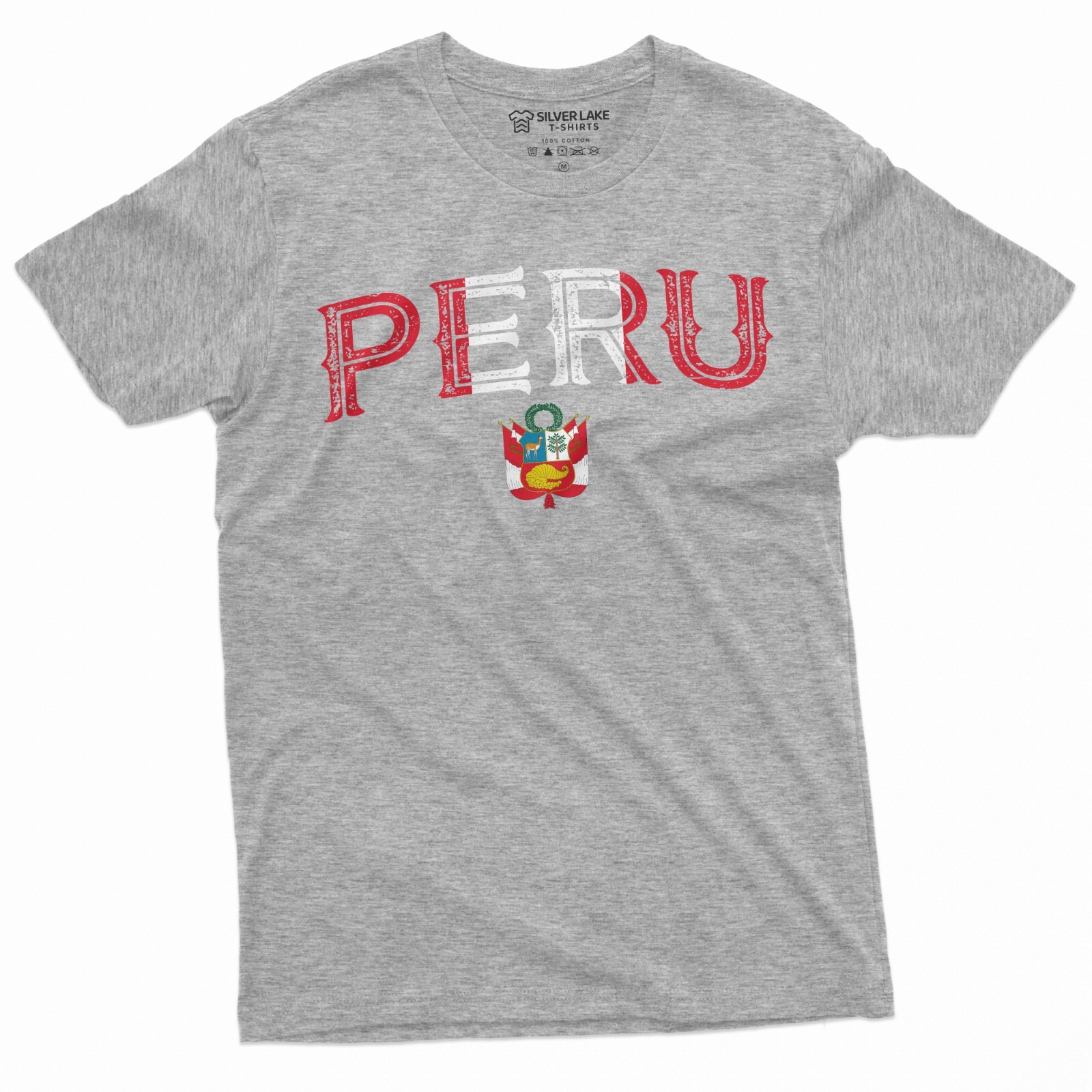 Peru T-shirt RepÃºblica del PerÃº Tee Shirt Peruvian Flag Coat of Arms Shirt gallery
