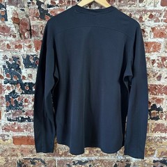 Patagonia Capilene Midweight Crew Base Layer Top Mens XL Black Long Sleeve Shirt