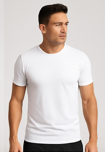 True Classic Men’s Crew Neck T-Shirts 6 Pack Combo Size L New No Tags gallery