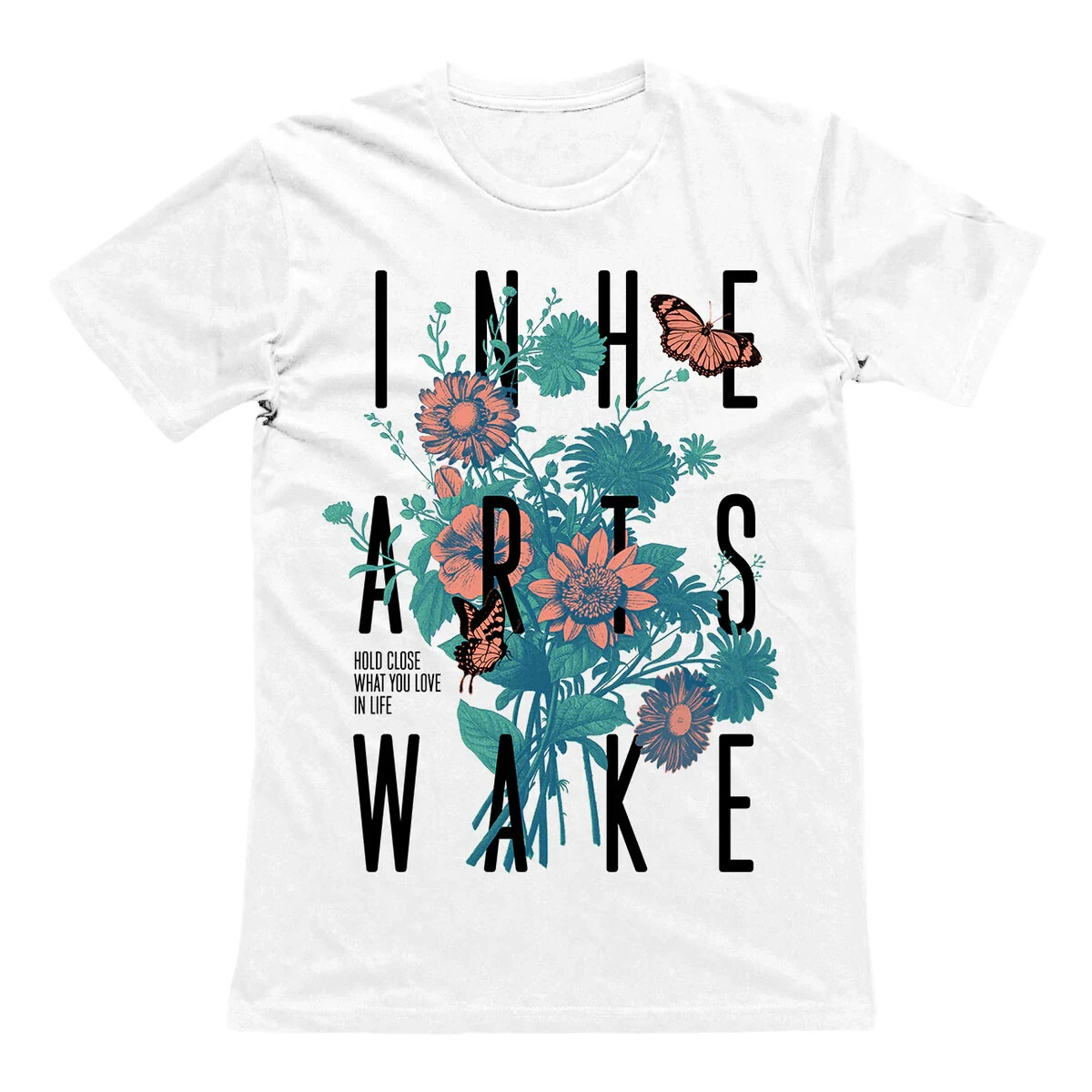 In Hearts Wake Band Black Full Size Unisex T Shirt BT886