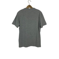 Lanky Llama Extra Large XL Gray Crew Neck Stretch Tee Minimalist Casual Basic
