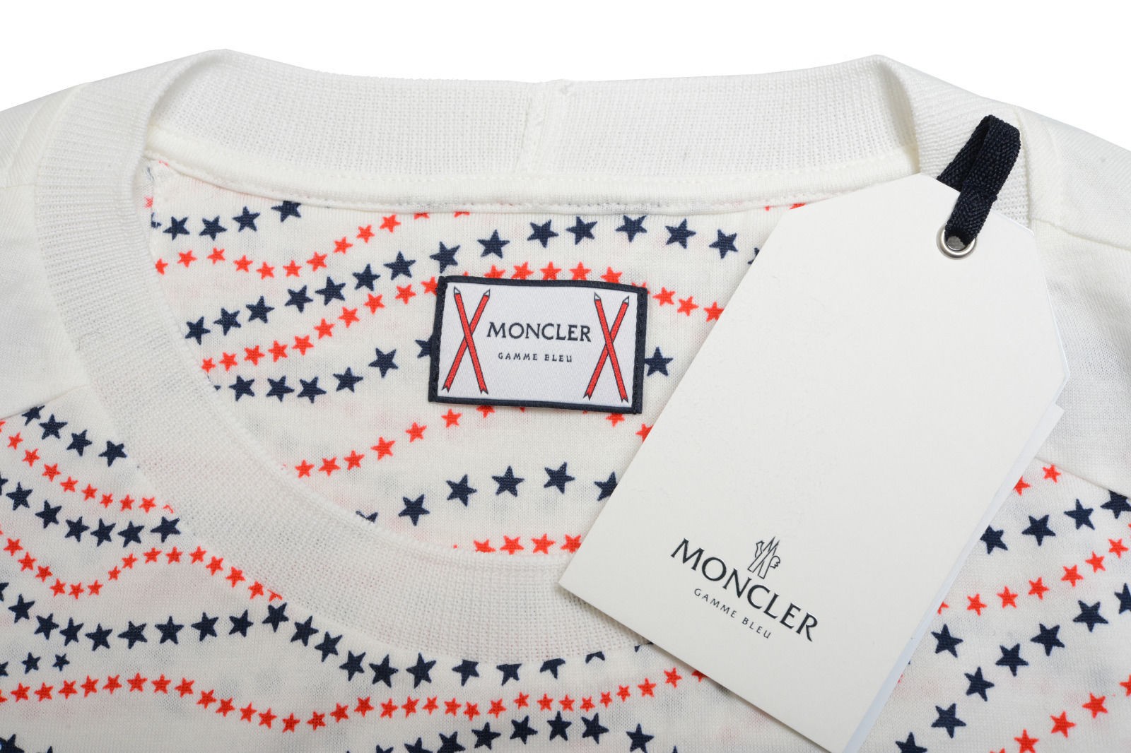 Moncler Men's Multi-Color Crewneck T-Shirt US M L gallery
