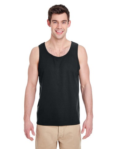 Gildan Men's Heavy 100% Cotton Tank Top Plain Tee Muscle Gym Sleeveless 5200 gallery