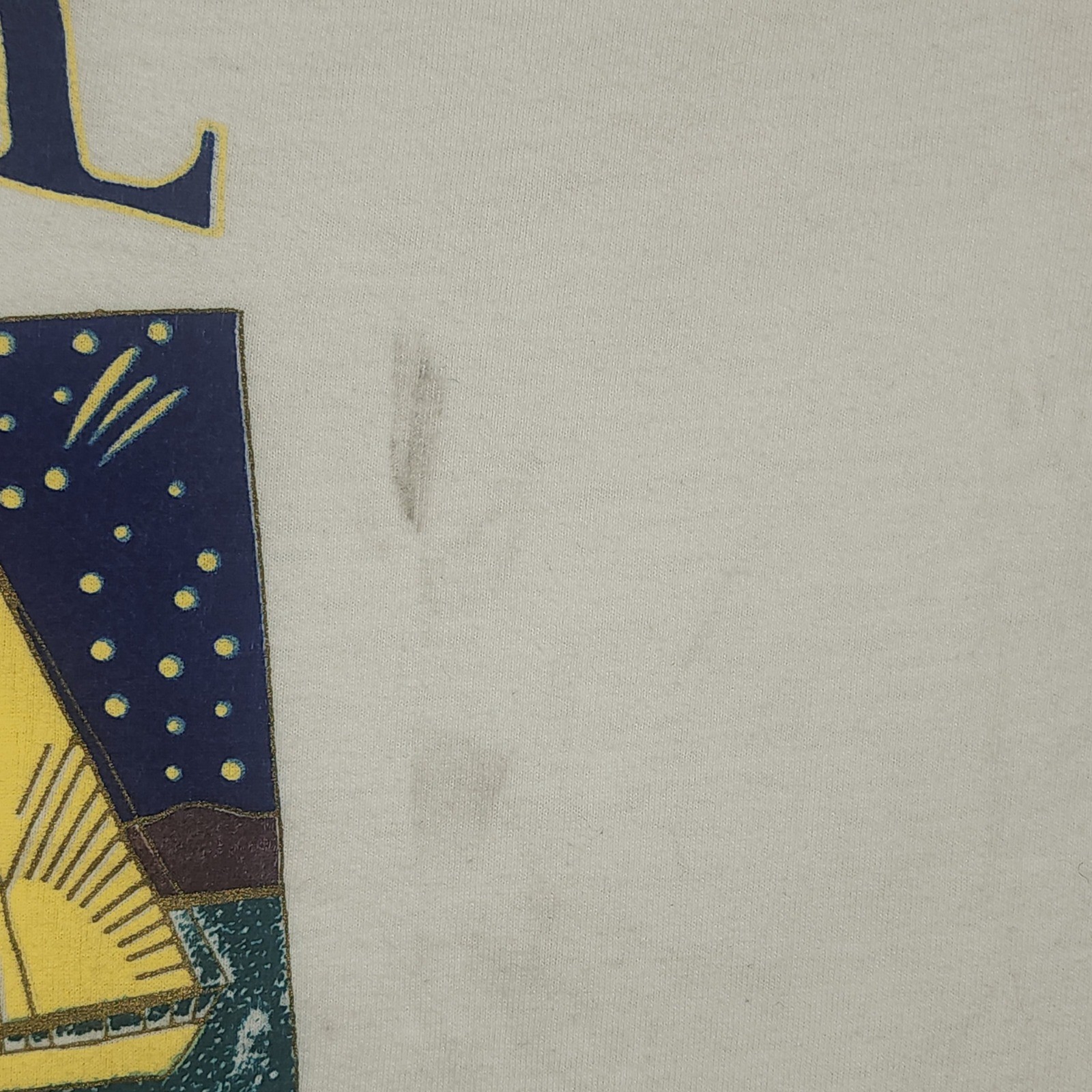 M&O Knits Cozumel Mexico Sailboat Graphic Tee Mens XL White Good Vintage Style gallery