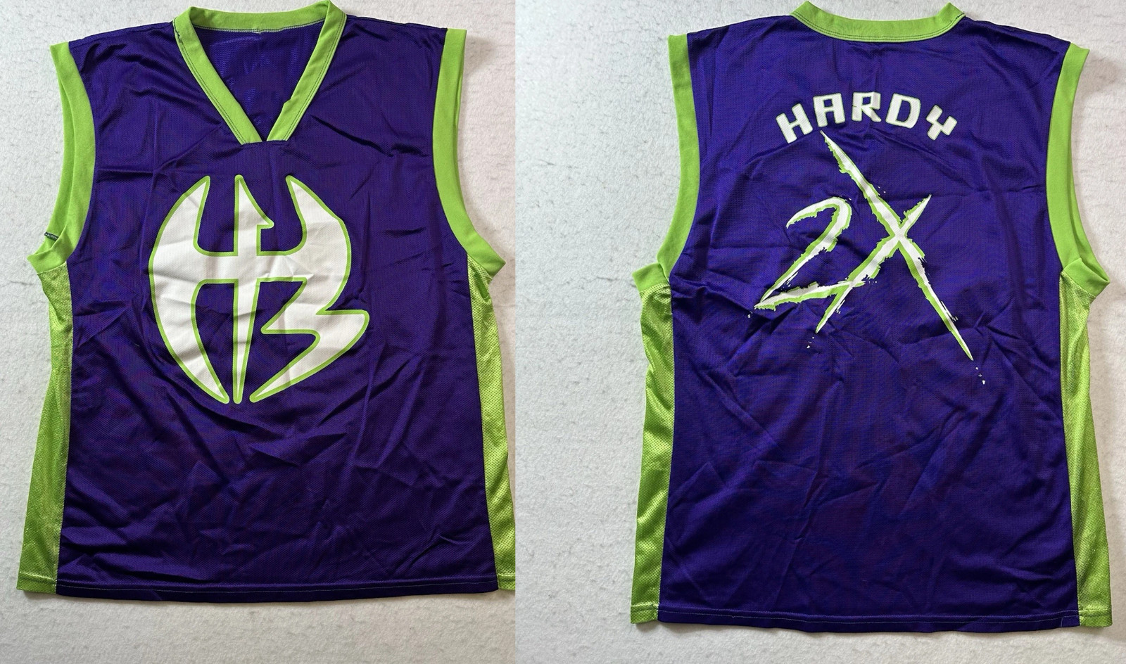 Jeff Hardy V-neck Sleeveless Jersey Tank Top AOP 3D Full Size S to 5XL K1096 gallery