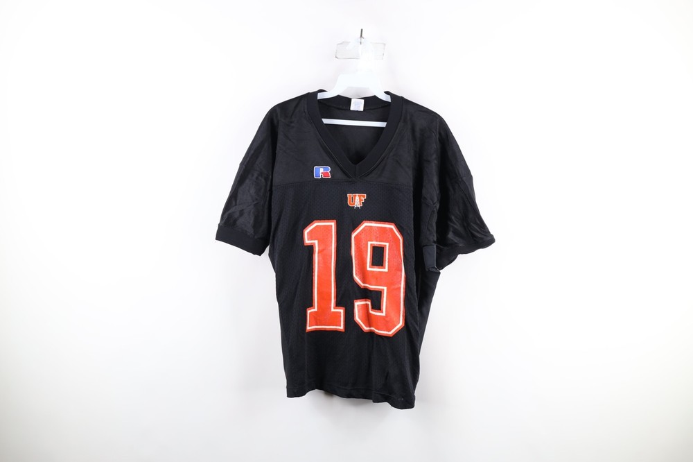 Vtg 90s Russell Athletic Game Worn University of Findlay Football Jersey Mens L
