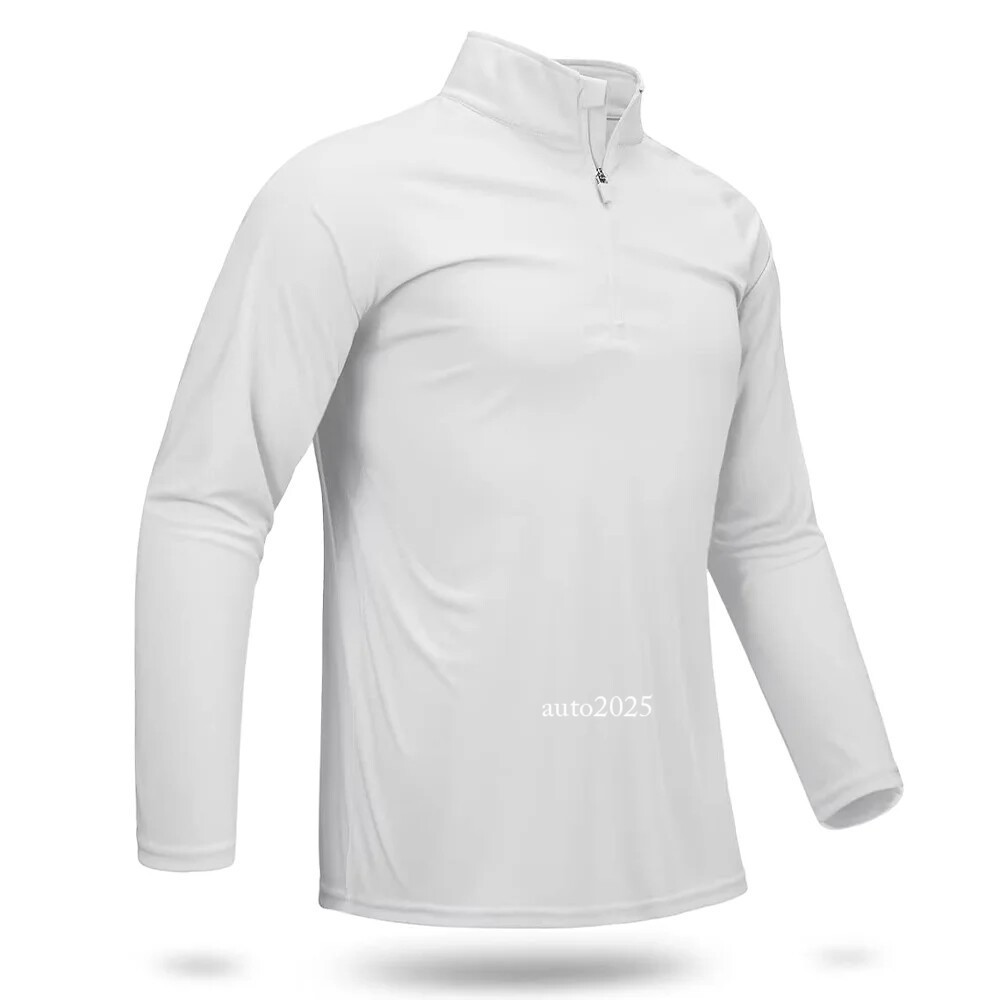 T-shirts Men's 1/4 Long Sleeve T Shirts Fishing Hiking Tee Shirts Pullover Tops gallery