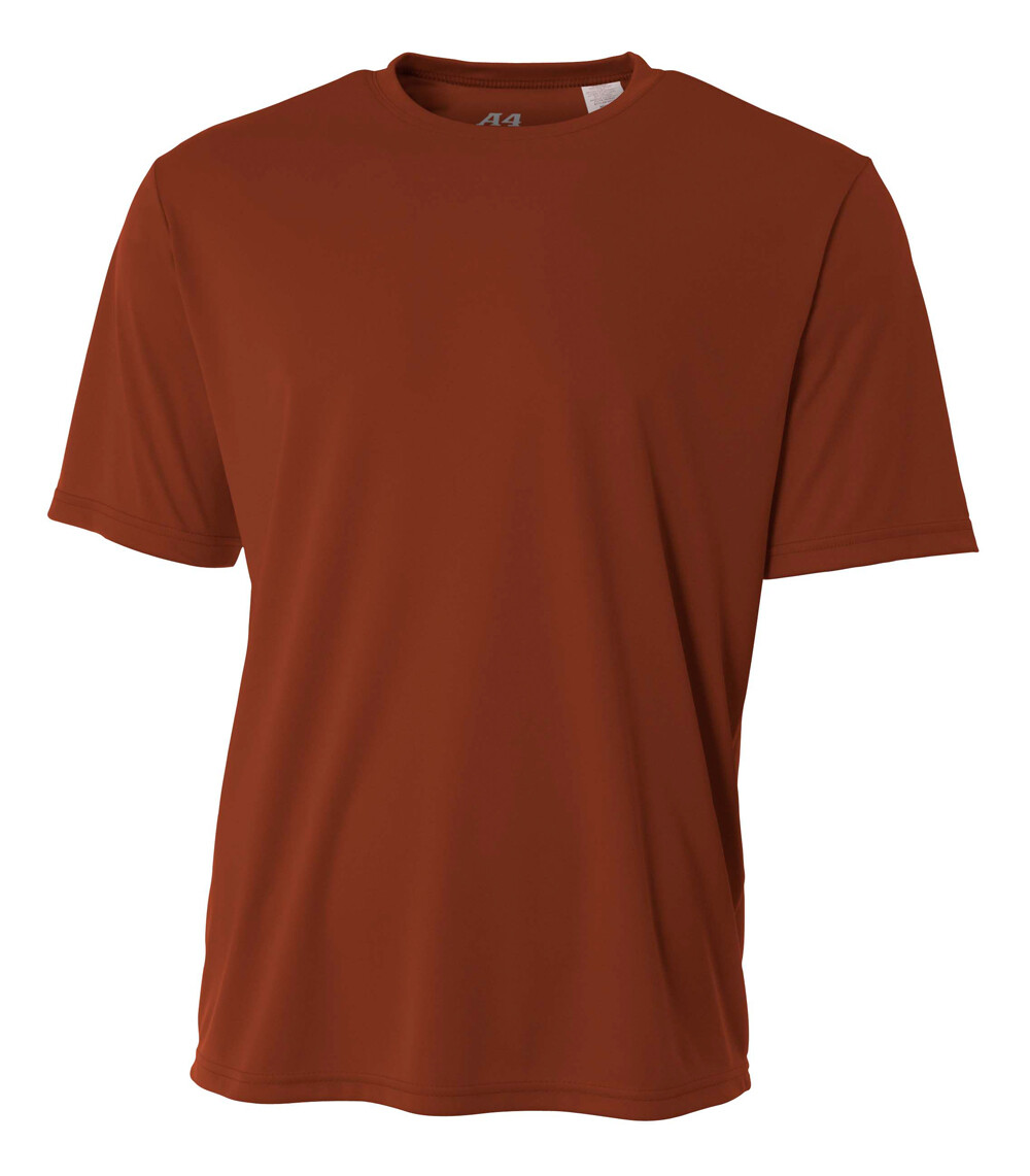 A4 Mens Dri-Fit Workout Running Cooling Performance Crew Jogging T-Shirt - N3142 gallery