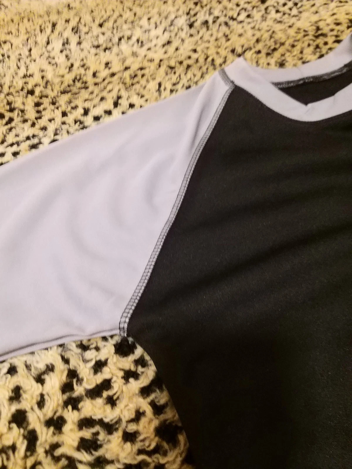 3 Packs Men's 3/4 Sleeve Crew Neck Raglan Jersey Baseball Tee Shirts Size L gallery