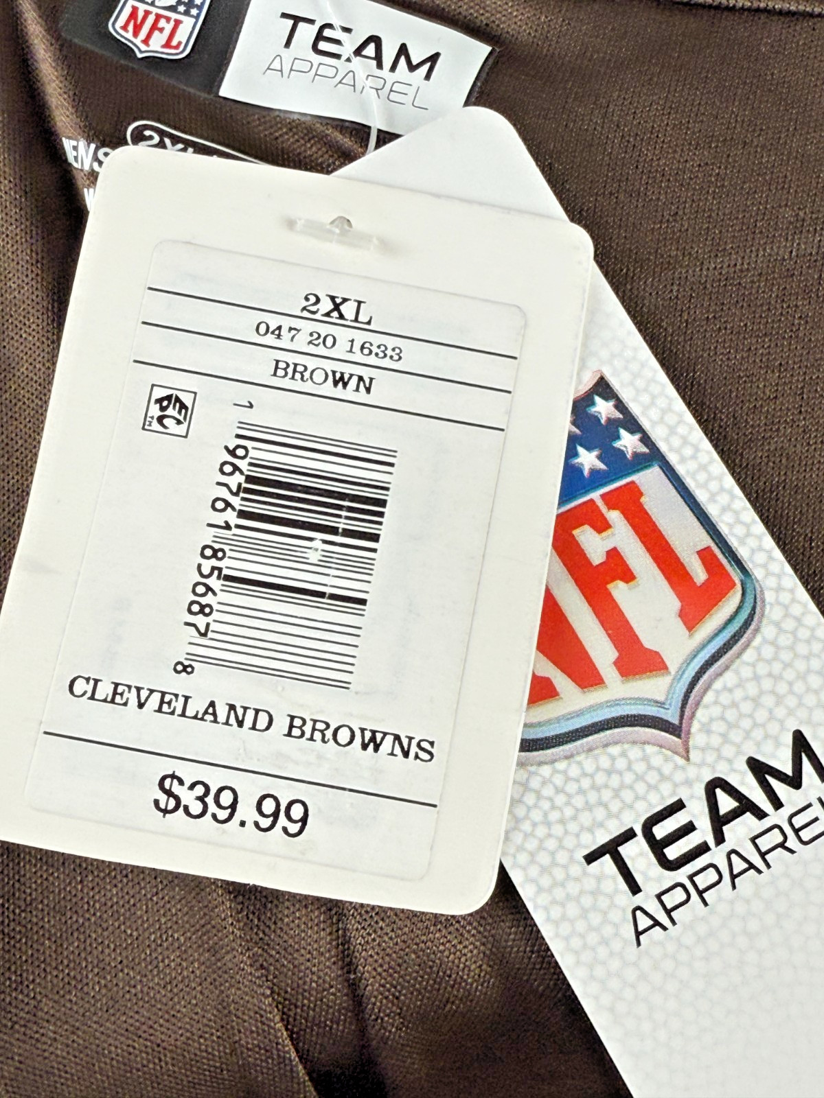 Size 2XL - Cleveland Browns Lightweight Quarter-Zip Crewneck Long Sleeve Shirt gallery