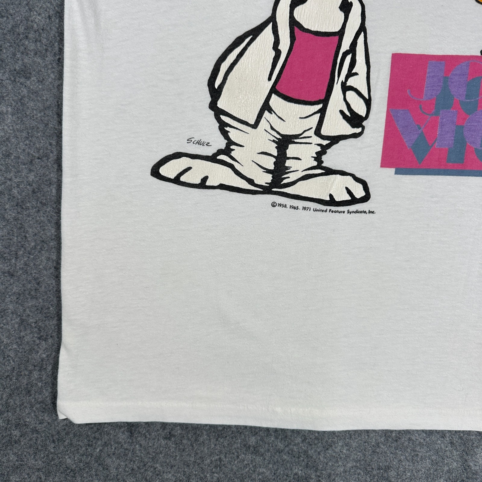 Vintage 80s Snoopy Joe Vice Shirt Artex Tag Schulz Peanuts USA Made - Size XL gallery