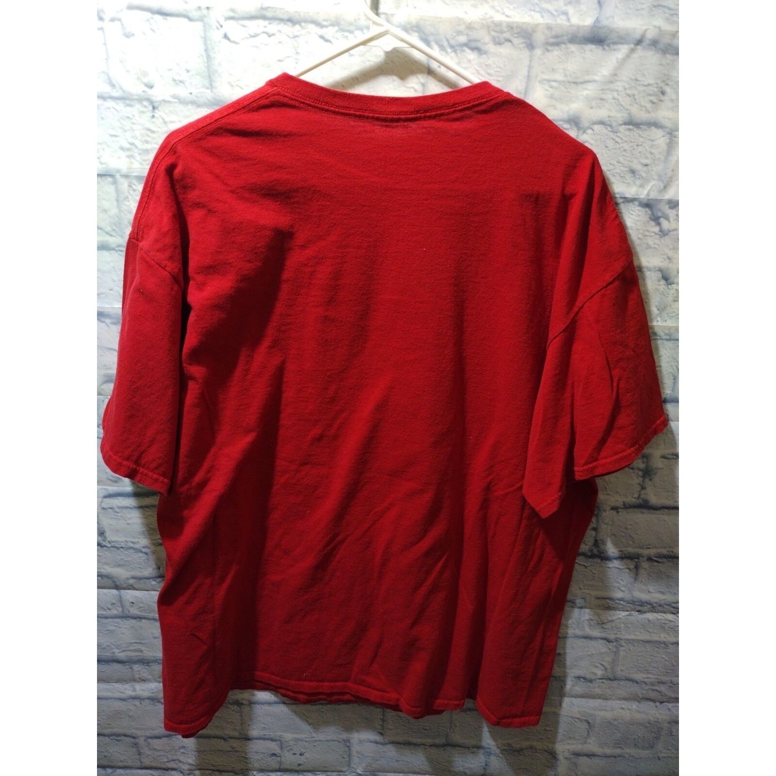 Fruit Men's Red Streetwear Supreme Style Legend Bear Shirt Size X Large gallery