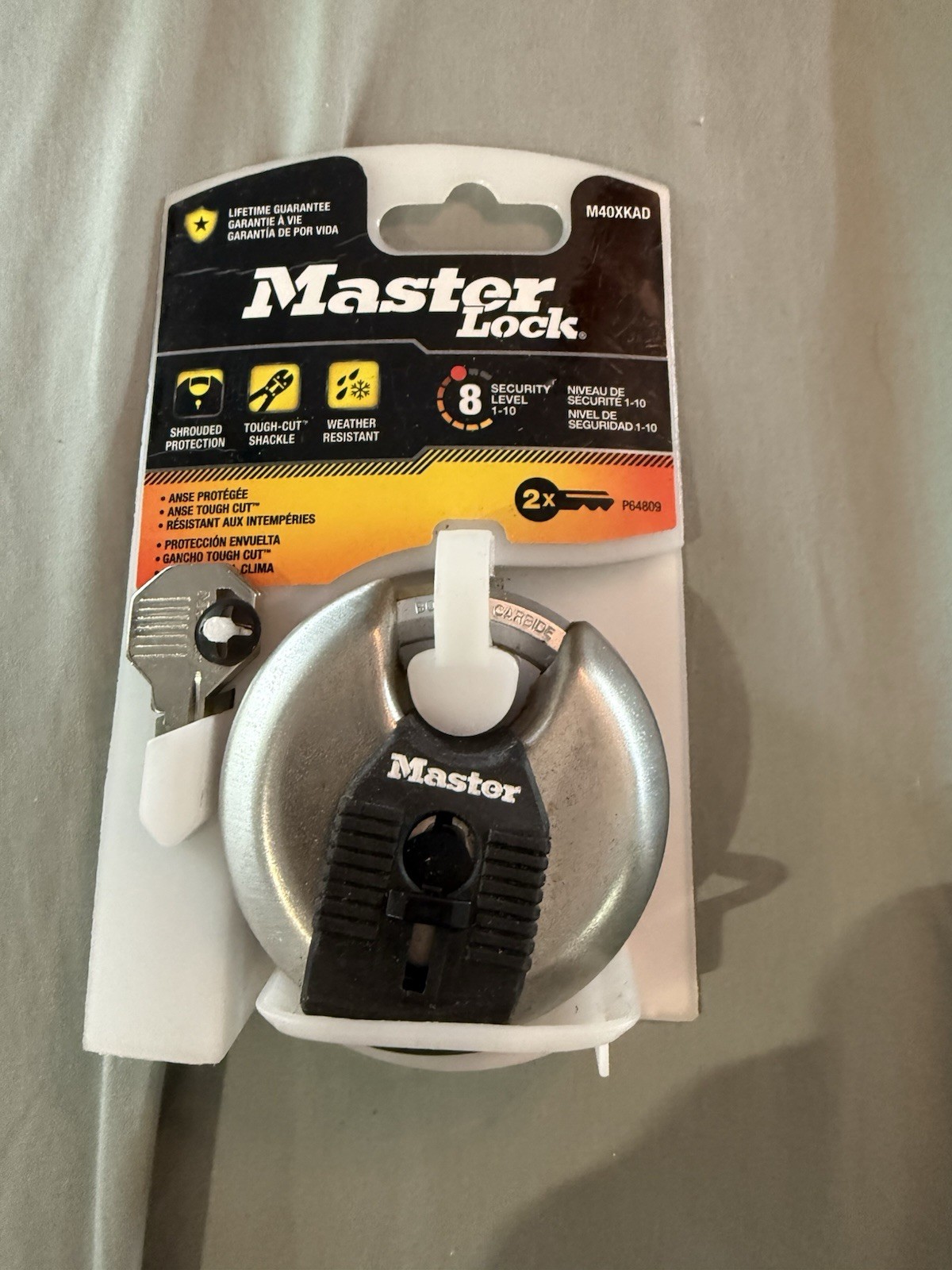 Masterlock M4OXKAD Security Level 8 With 2 Keys-Brand New