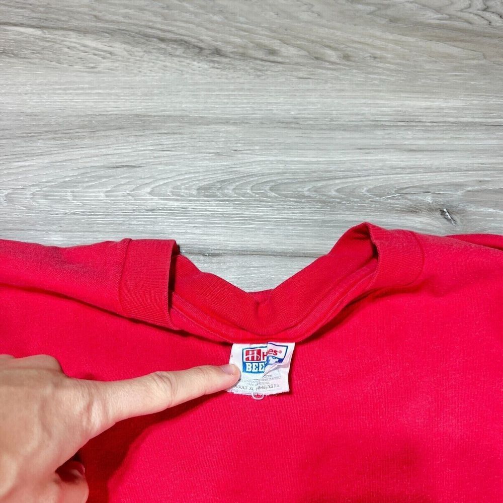 Vintage Greek Life Spring Formal Shirt Mens XL Red Short Sleeve Crew 90s gallery