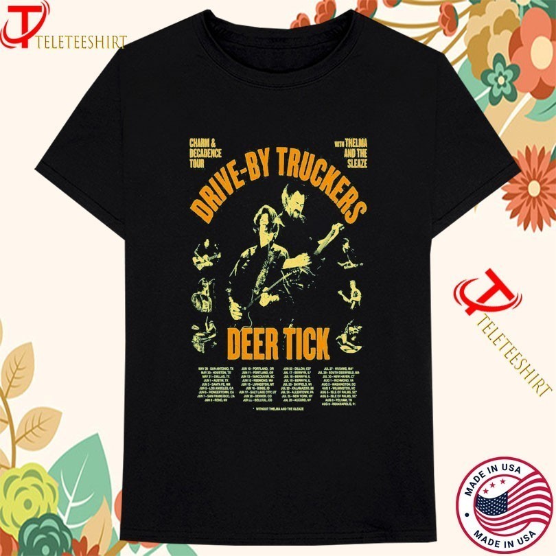 Drive-By Truckers Deer Tick Tour 2025 Dates T-shirts Full size S-5Xl HRB772 gallery