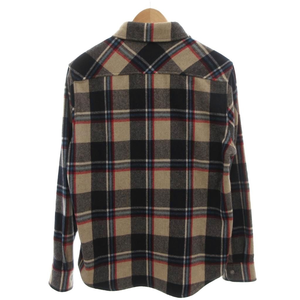Woolrich Alaskan Wool Check Shirt M Multi-Color Cotton Nylon Polyester Excellent gallery