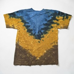 2007 Liquid Blue Rush Tie Dye Tshirt Farewell to Kings Skull Crown L (20.5X28.5)