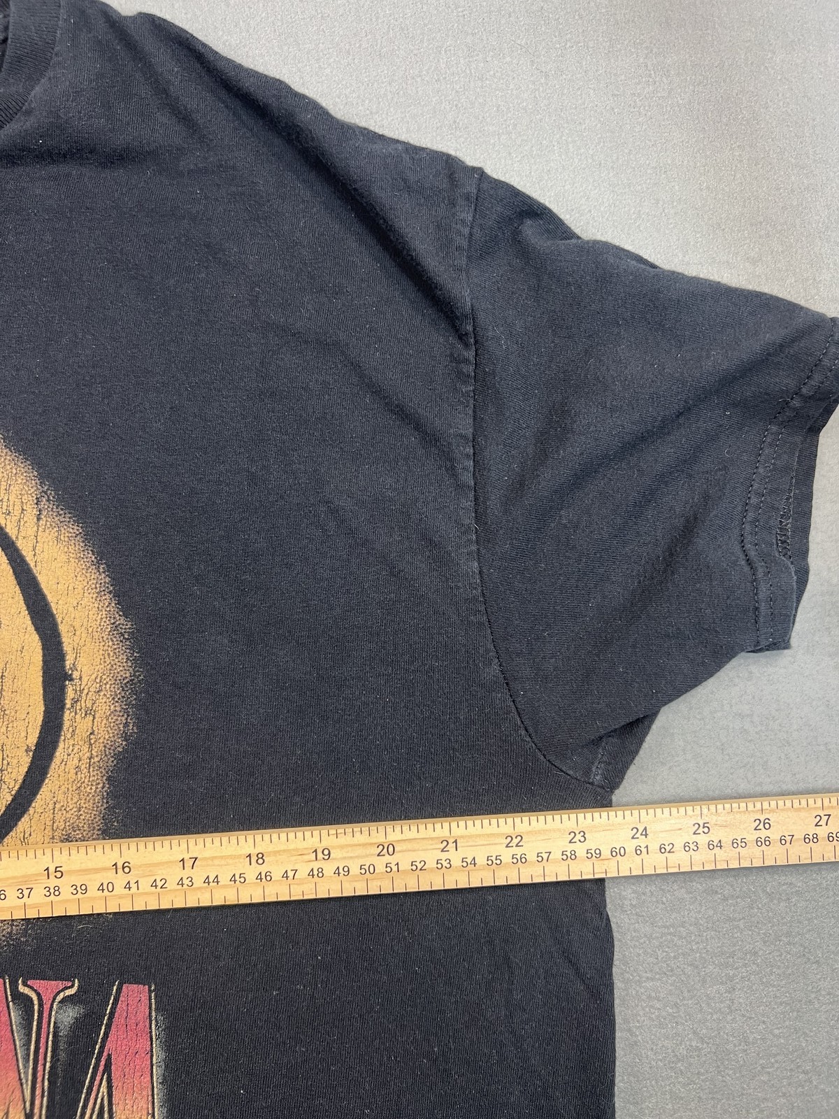 Nirvana Smiley Face Distressed T-Shirt Black XL Men 100% Cotton Grunge Style gallery